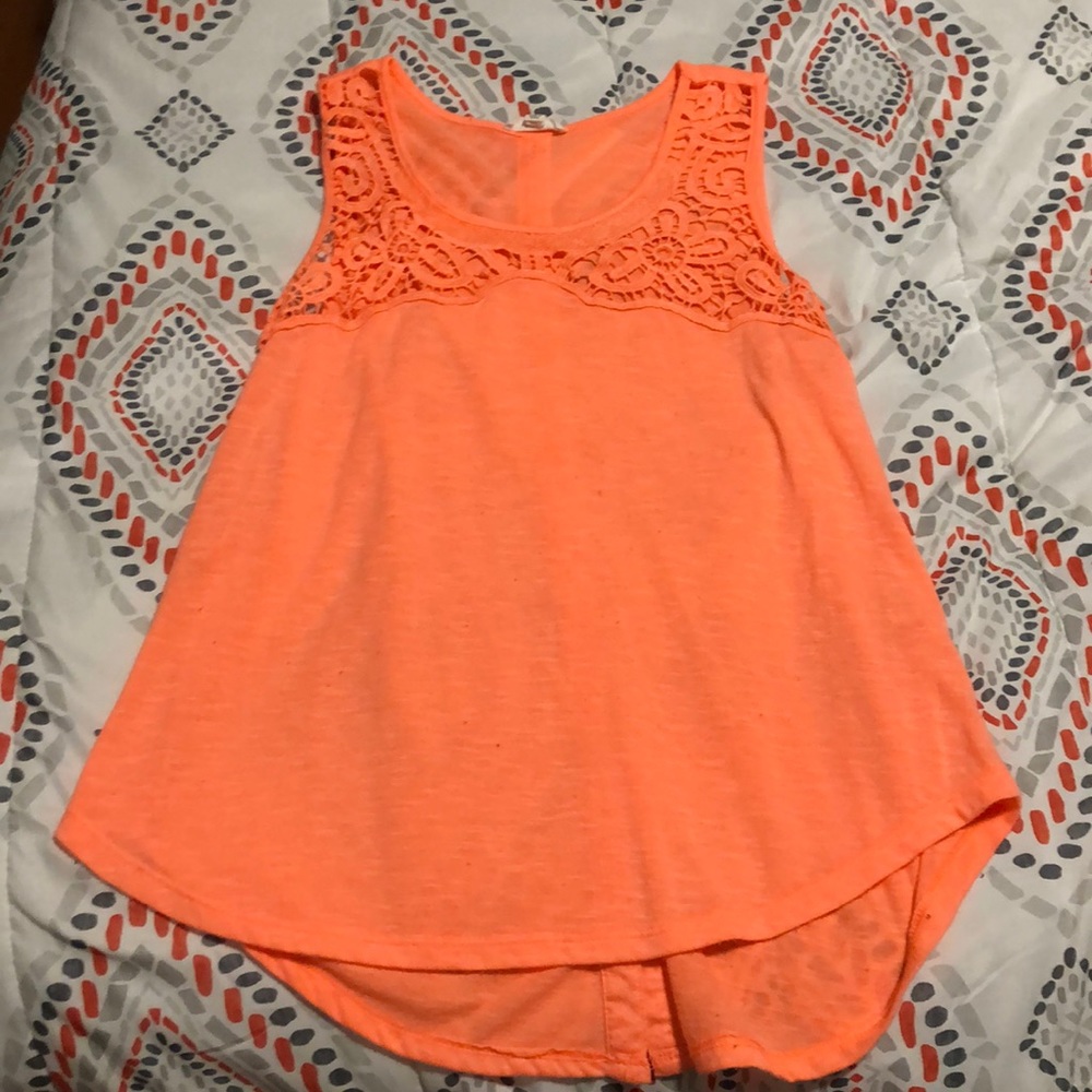 Orange Tank Top